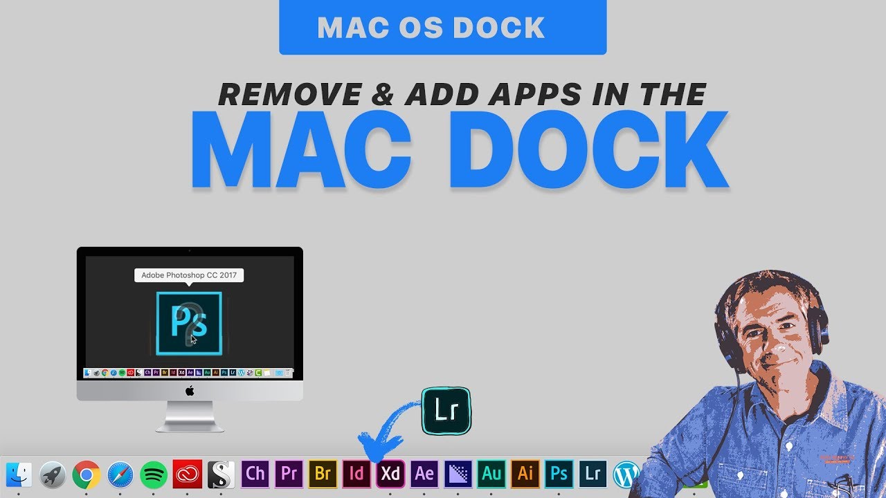 put an application in the dock for mac